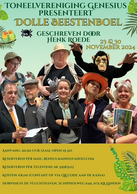 Poster Dolle Beestenboel