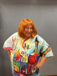 Mieke speelde de rol van Floor Mieke speelde de rol van Floor