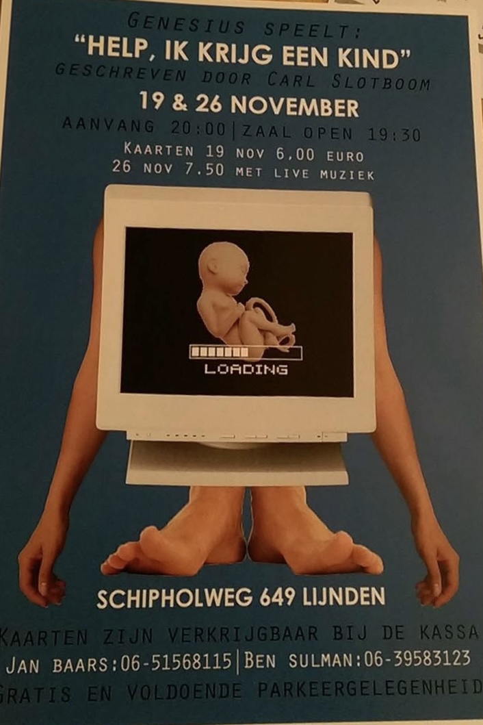 Poster Help ik krijg een kind