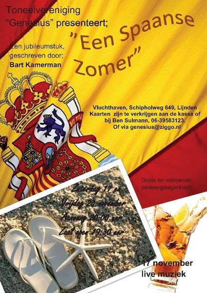 Poster een Spaanse Zomer